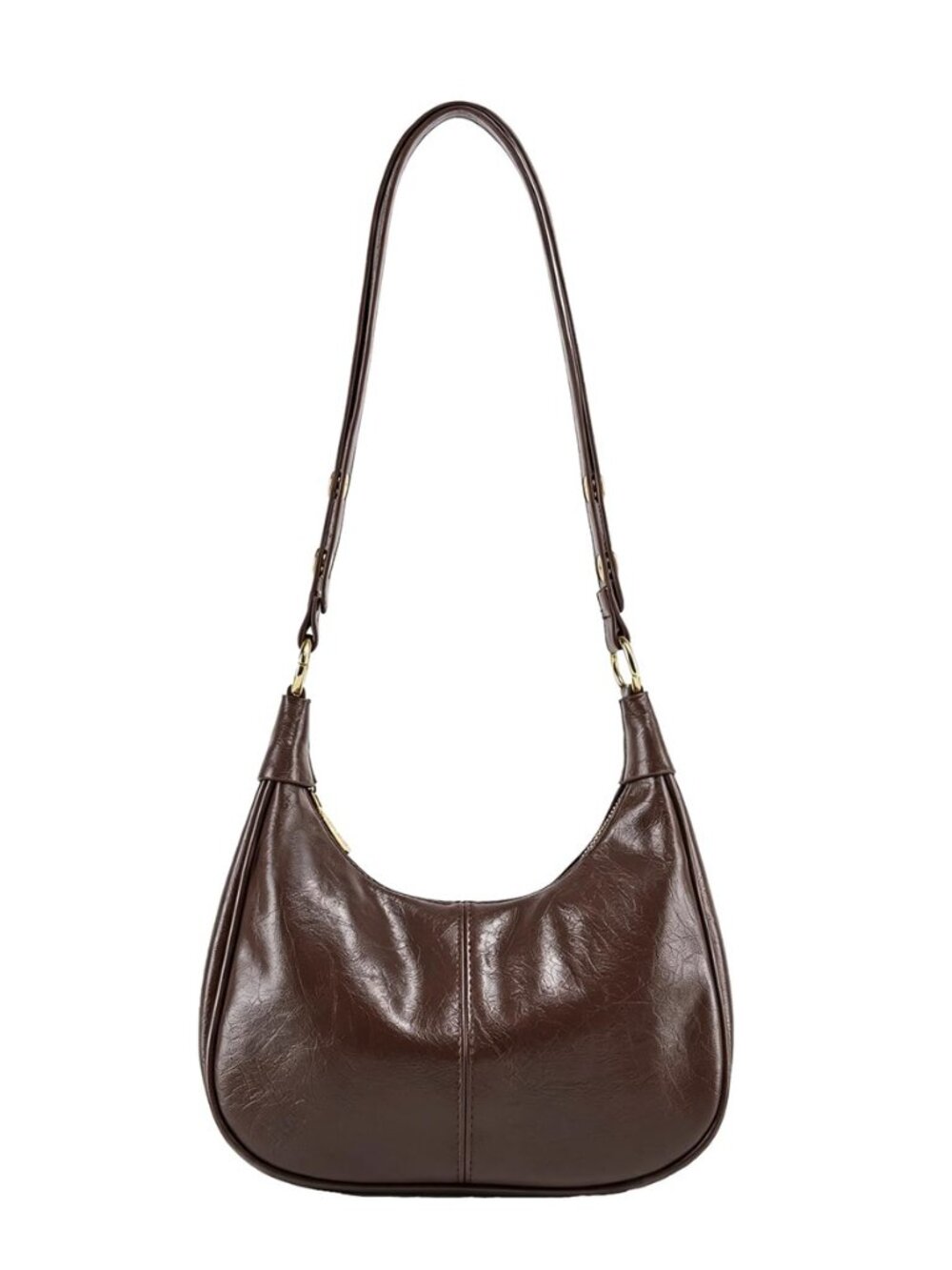 Small Hobo Bags for Women Retro Crescent Shoulder Purse Fall Soft Crossbody